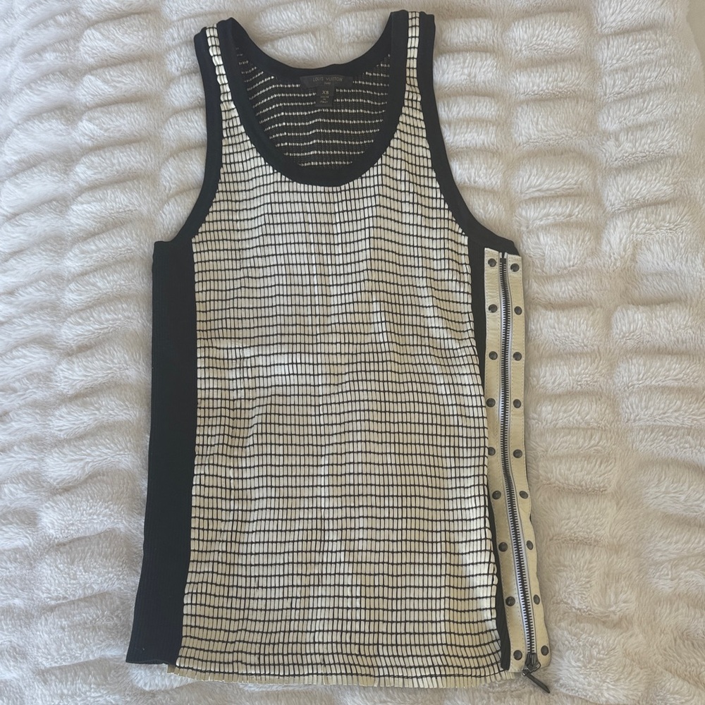 Louis Vuitton Leather Tank Top